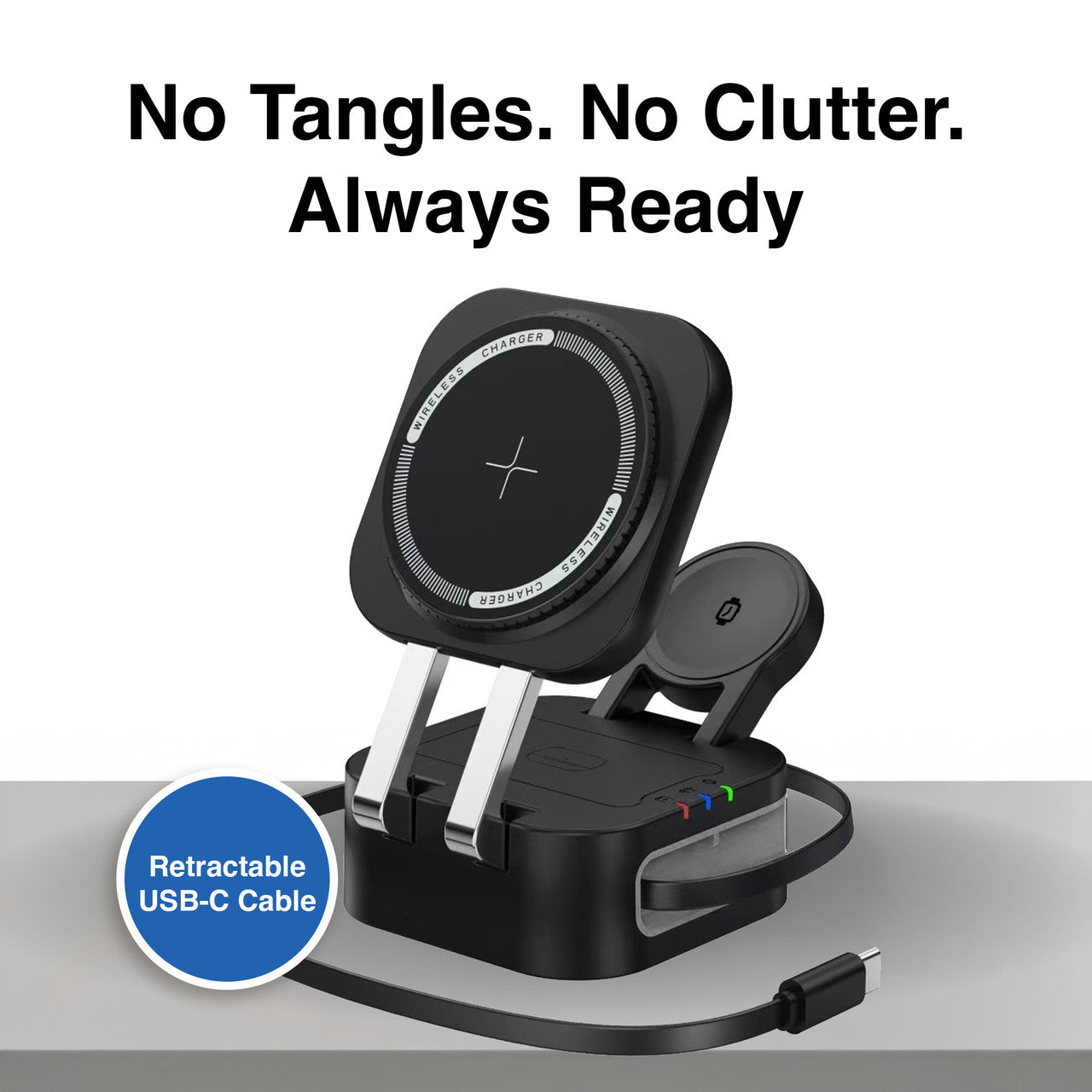 Laser 3-in-1 Wireless Charging Stand