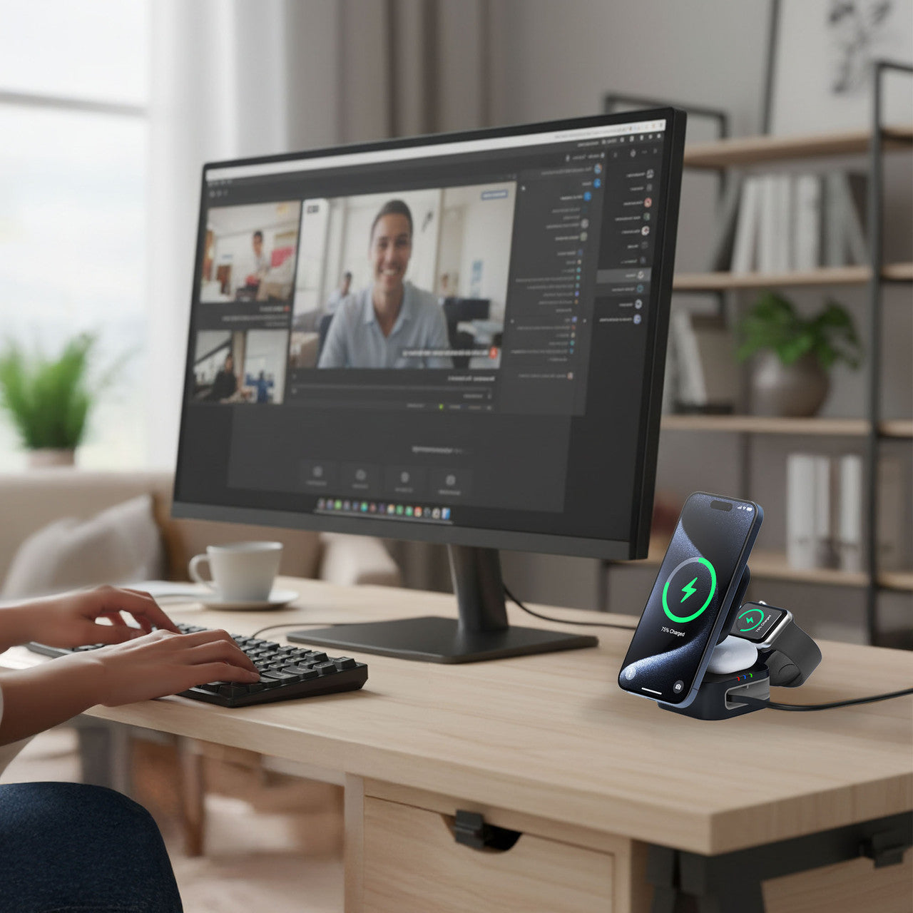 Laser 3-in-1 Wireless Charging Stand