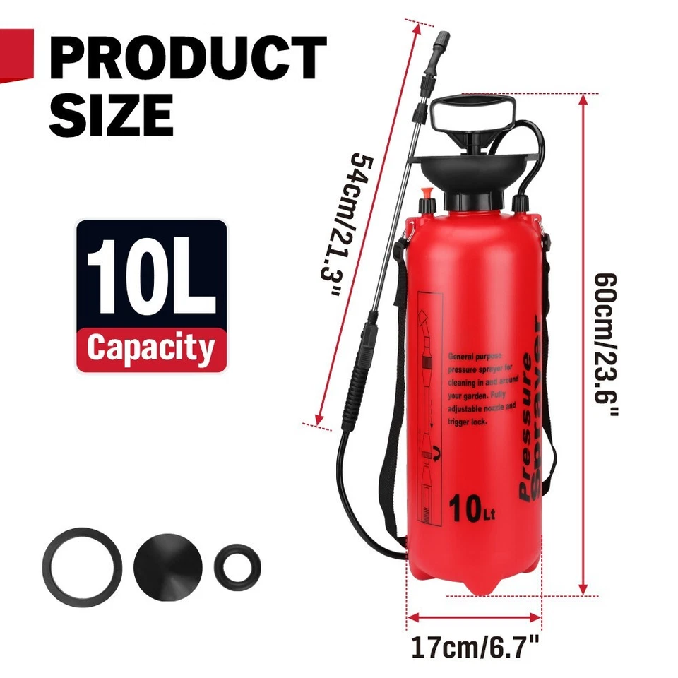 10L Garden Pressure Sprayer