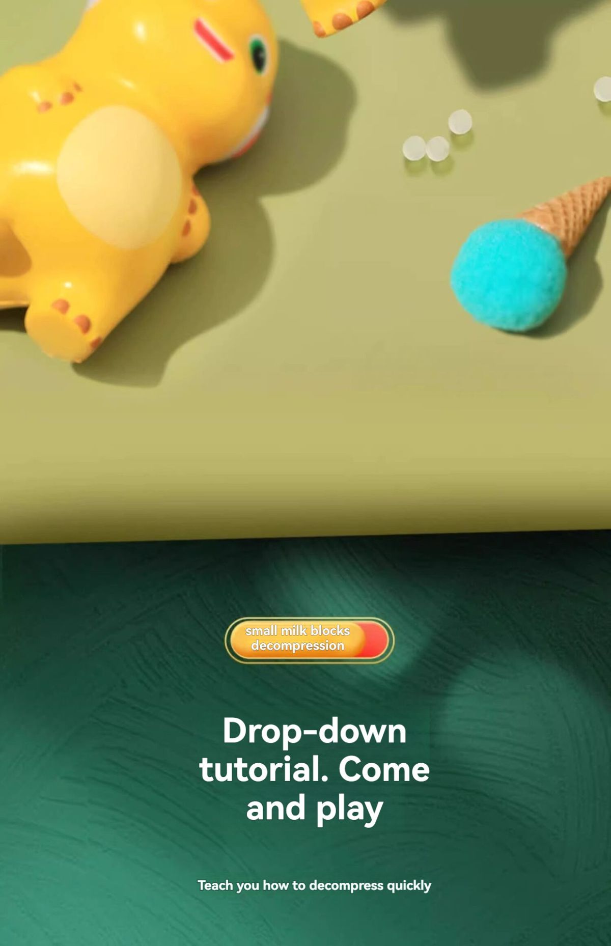 Milk Dragon Squeeze Toy