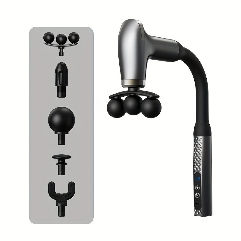 Portable Handheld Body Massager - Black
