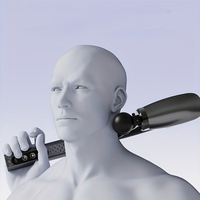 Portable Handheld Body Massager - Black