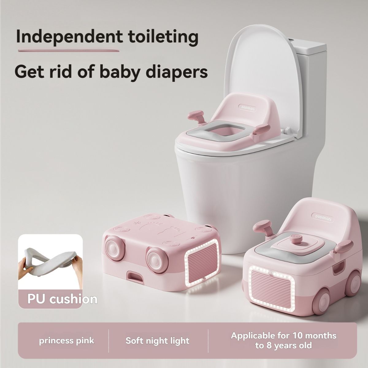 Toddler Potty Training Toilet - Pink