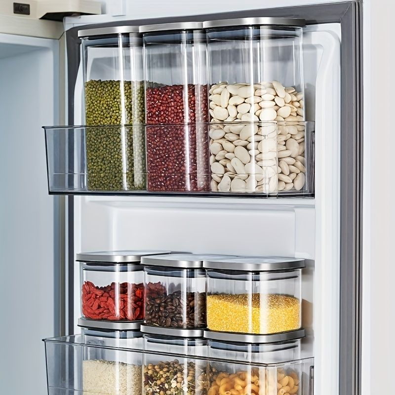 Airtight Storage Jars - Clear 2 Pack 700ml