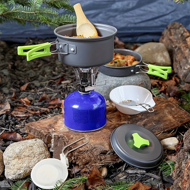 Camping Cookware Set - Black