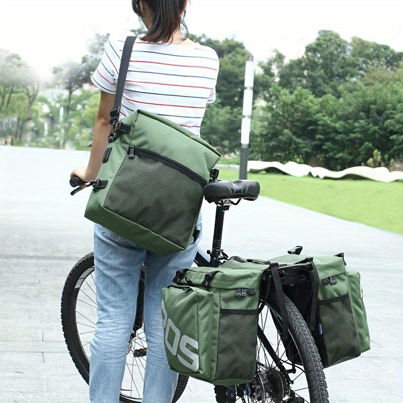 Bicycle Rear Rack Bag Set