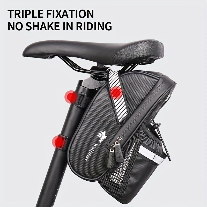 Bicycle Tail Bag with Bottle Pocket