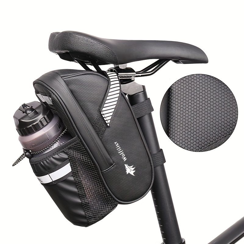 Bicycle Tail Bag with Bottle Pocket