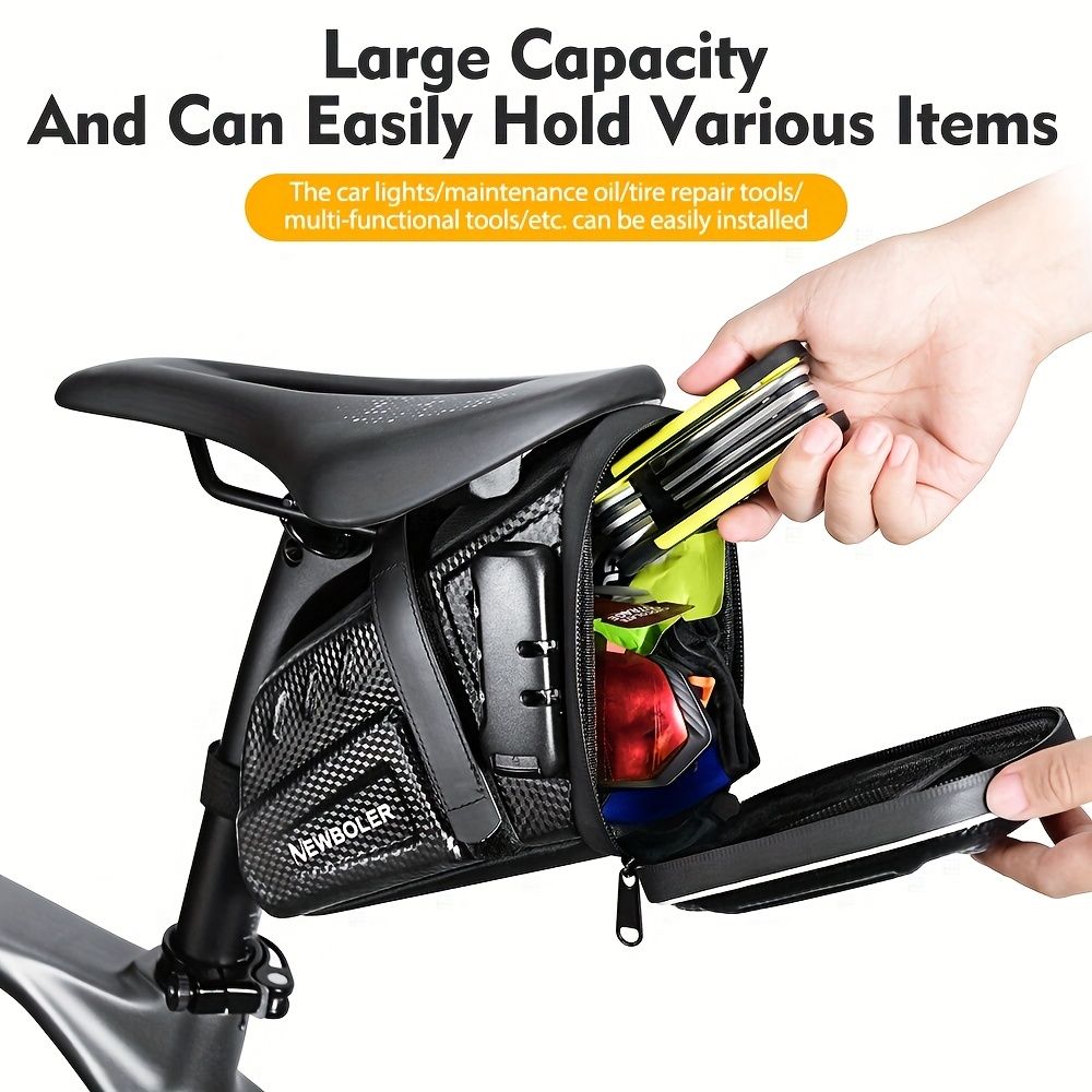 Bicycle Saddle Bag - Black