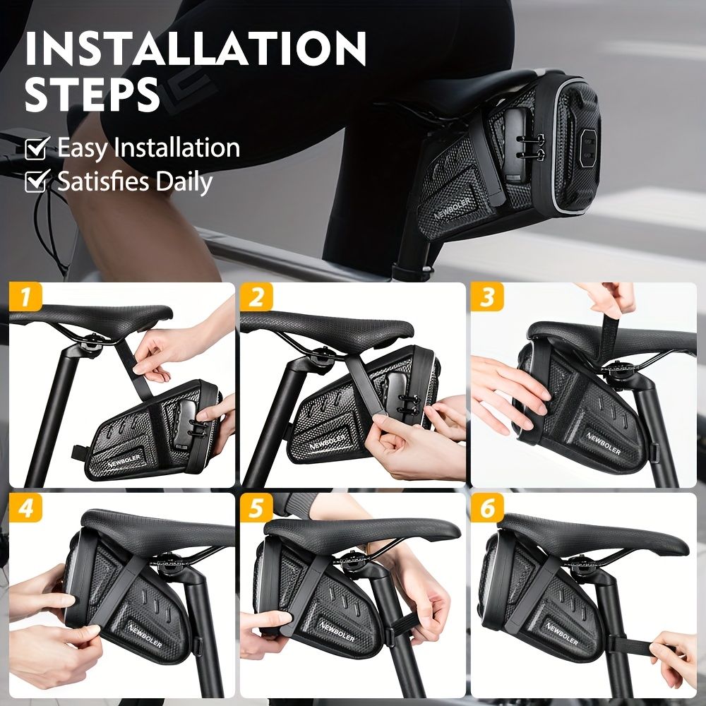 Bicycle Saddle Bag - Black