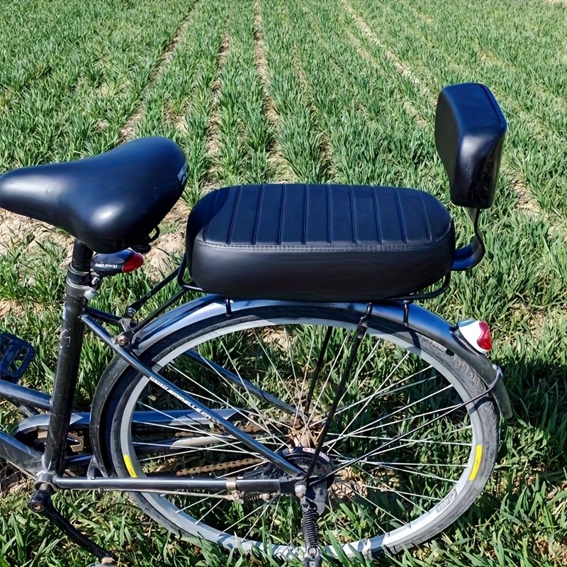 Bicycle Rear Seat Cushion with Backrest