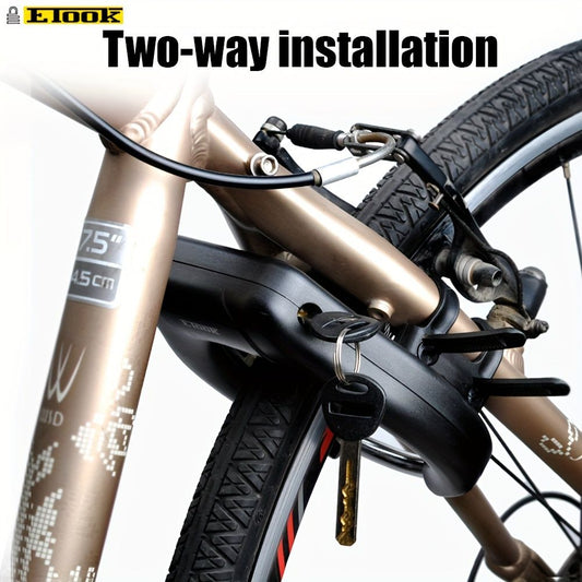 Bicycle Lock with Two-Way Mount