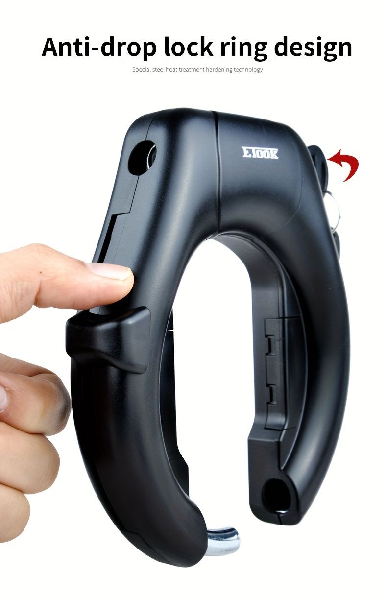 Bicycle Lock with Two-Way Mount
