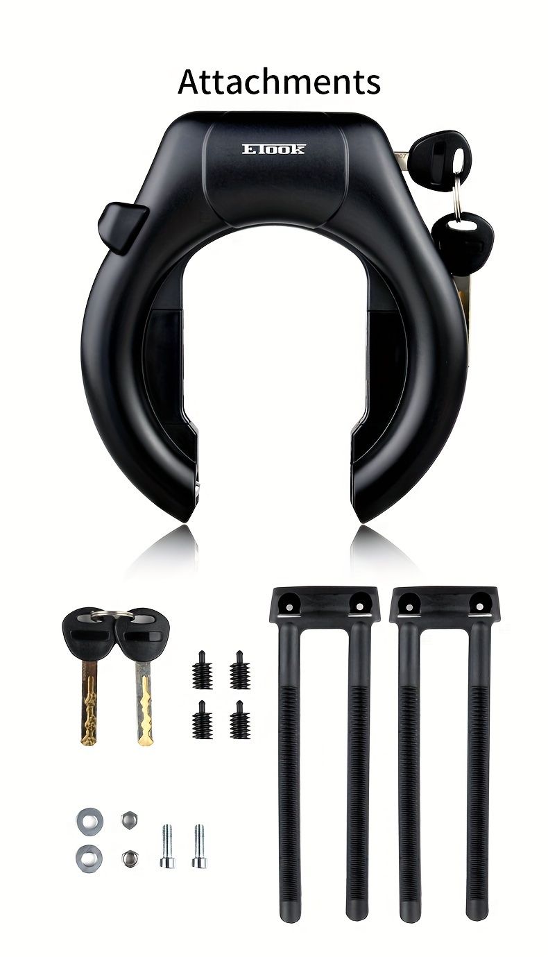 Bicycle Lock with Two-Way Mount