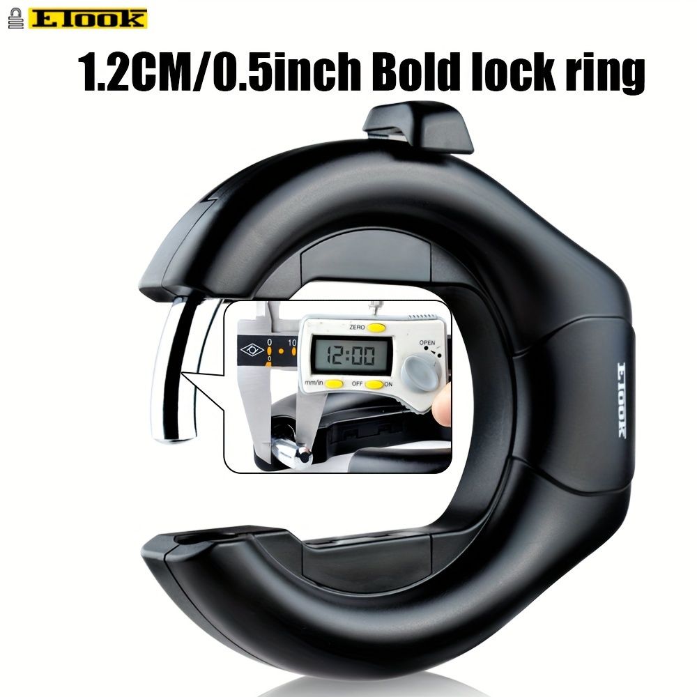 Bicycle Lock with Two-Way Mount