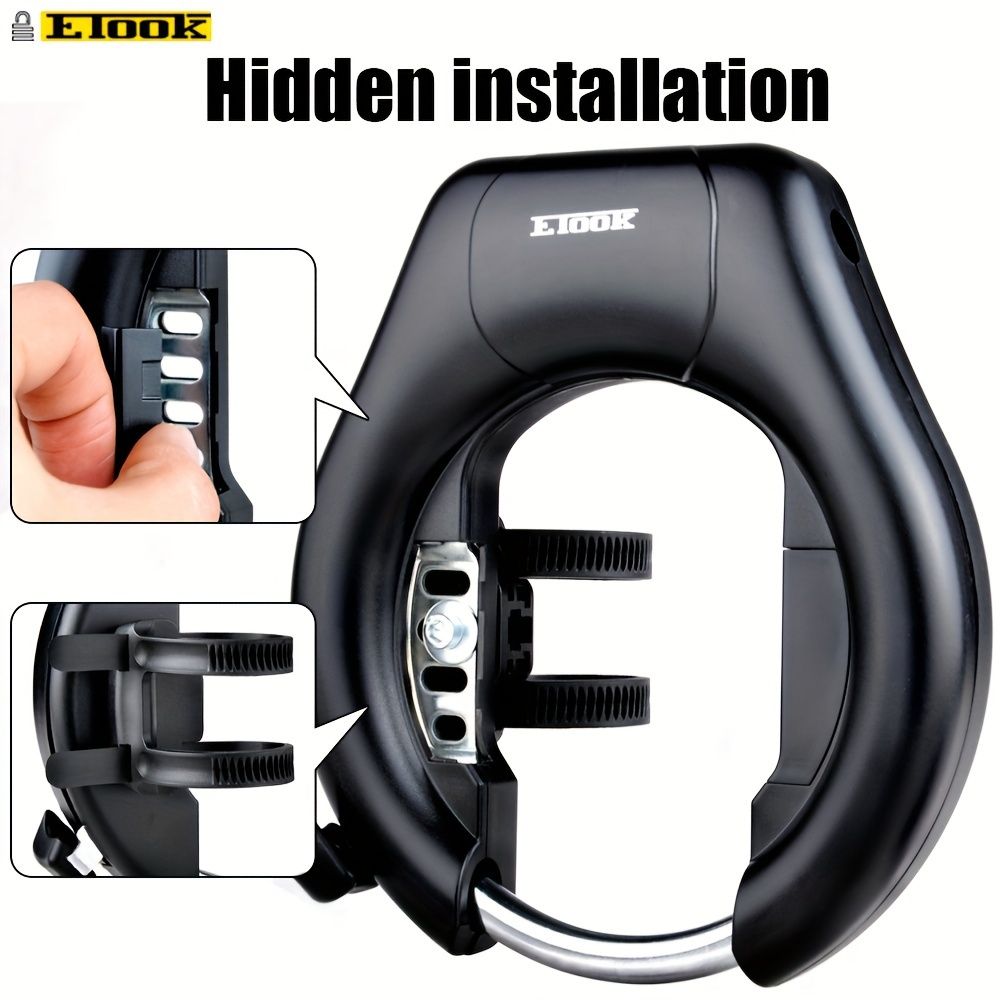 Bicycle Lock with Two-Way Mount