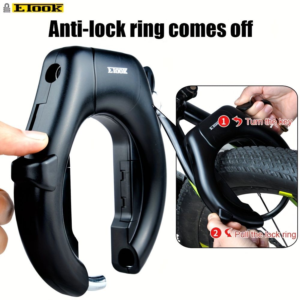 Bicycle Lock with Two-Way Mount
