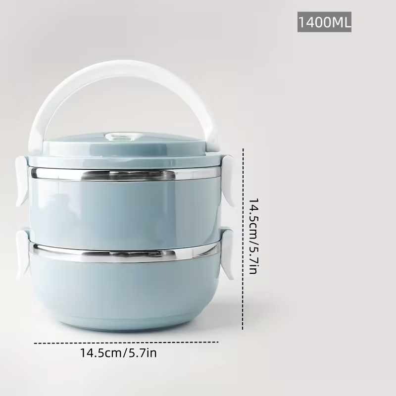 2-Layer Stainless Steel Insulated Lunch Box