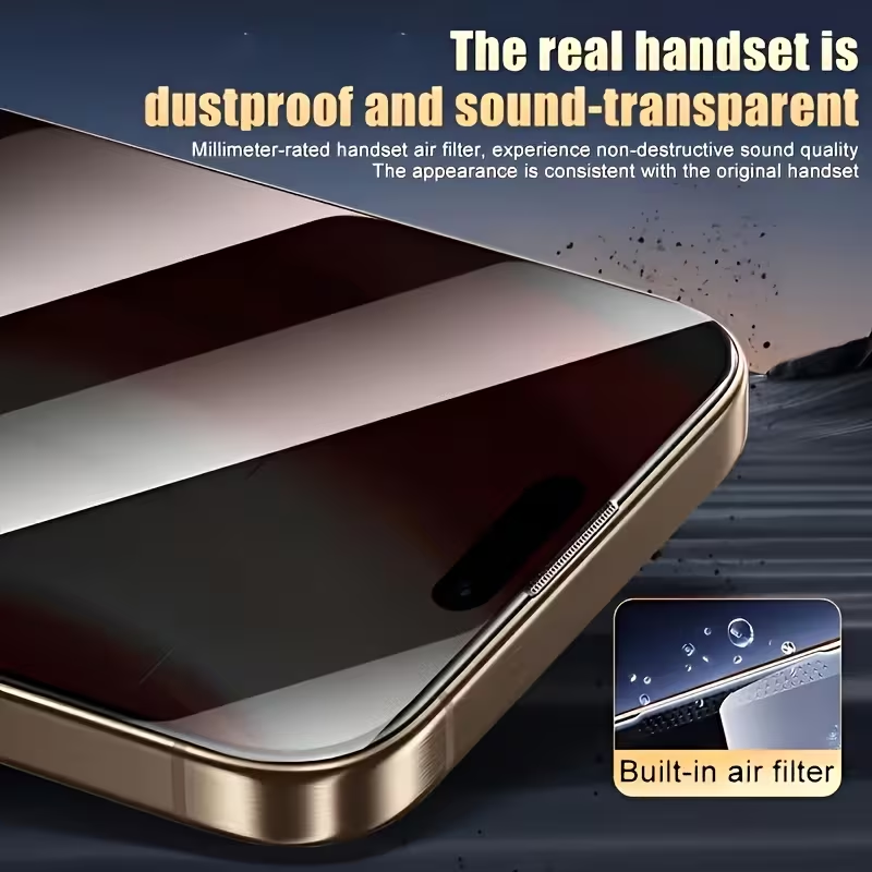 iPhone 15 Plus Privacy Screen Protector 4-Pack
