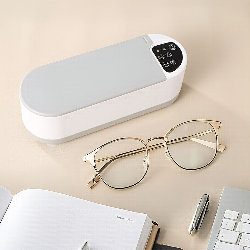 USB Ultrasonic Eyewear & Jewellery Cleaner - White