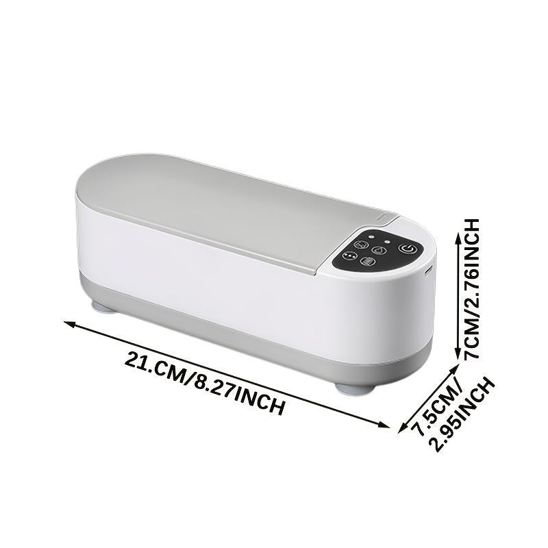 USB Ultrasonic Eyewear & Jewellery Cleaner - White