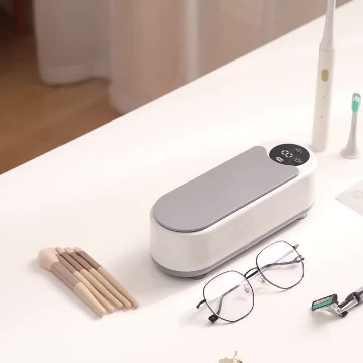 USB Ultrasonic Eyewear & Jewellery Cleaner - White