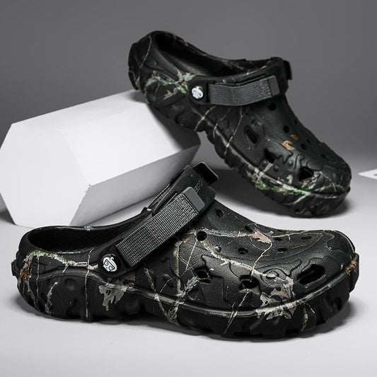 Men's EVA Summer Mules - Black 43