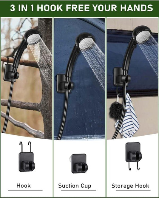 6000mAh IPX7 Outdoor Shower Pump - Grey