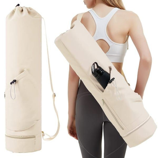 Yoga Mat Bag - Beige Black