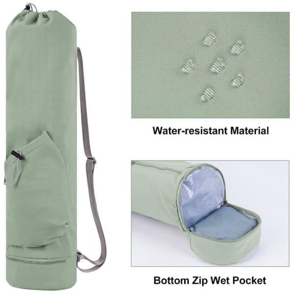 Yoga Mat Bag - Beige Black
