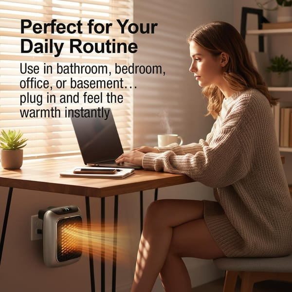 1200W Portable PTC Ceramic Space Heater