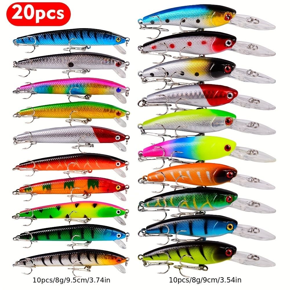 Proberos 20-Piece Fishing Lure Set