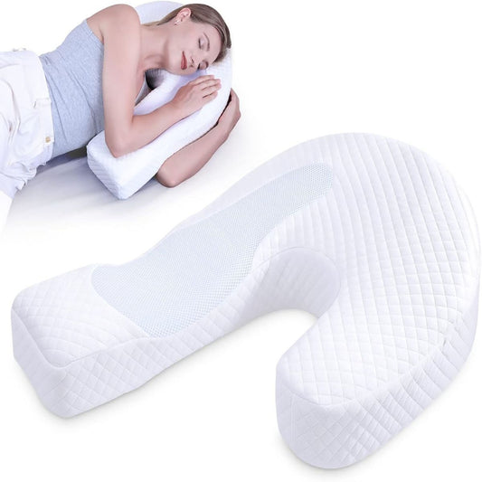 Side Sleeper Arm Support Pillow - grey