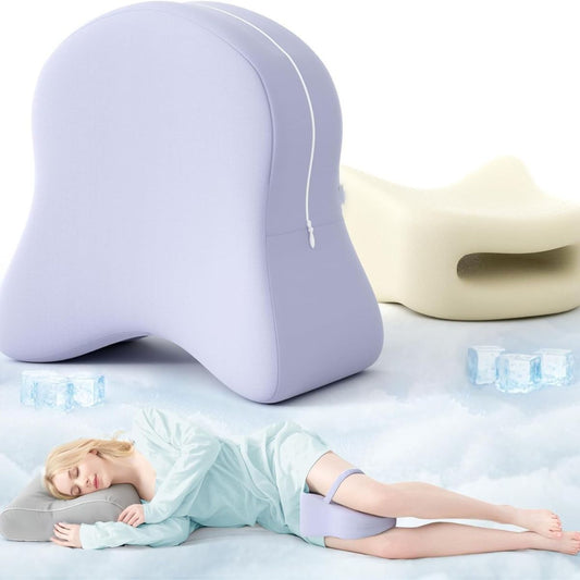 Leg & Knee Support Pillow - purple