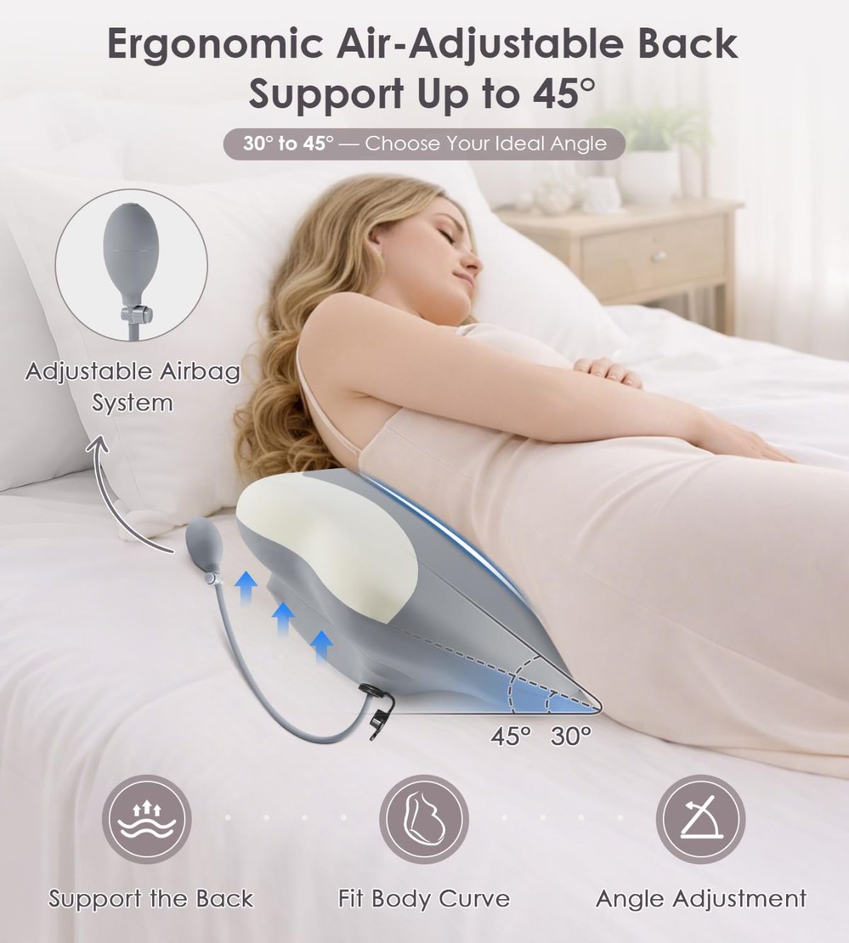 Pregnancy Pillows for Sleeping, Memory Foam Maternity Pillow Support for Back Belly HIPS, Adjustable Travel Wedge Pillow for Pregnant Women, Side Sleeping Pregnant Pillows with Cooling Pillowcase - Pink - Size 27.5in*15.7in