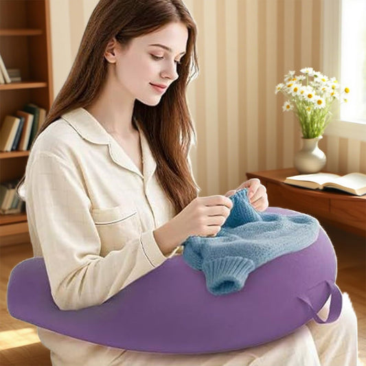U-Shaped Reading Pillow - blue