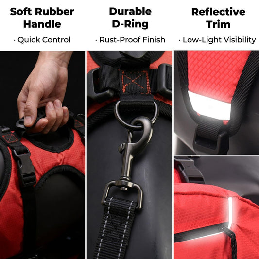 Dog Harness Storage Bag - Red L