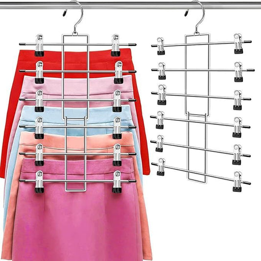 6-Tier Metal Clothing Organiser Hanger