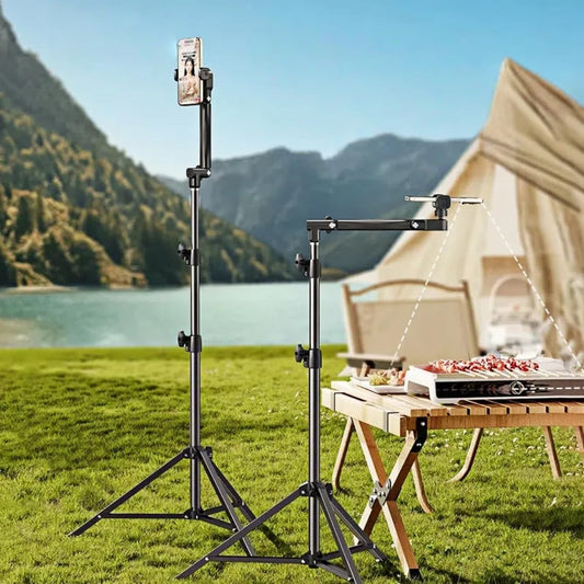 Floor Phone Tripod Stand with Remote