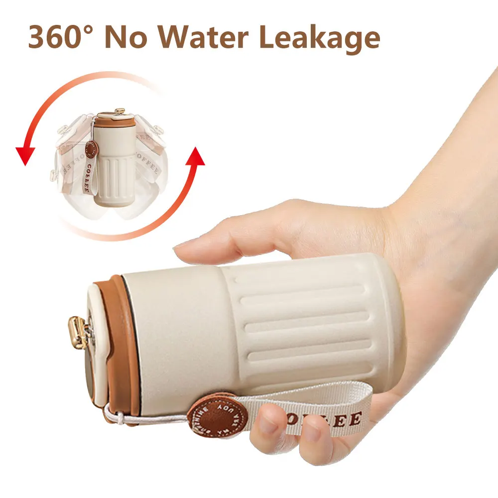 LED Temperature Travel Mug 450ml - Blue
