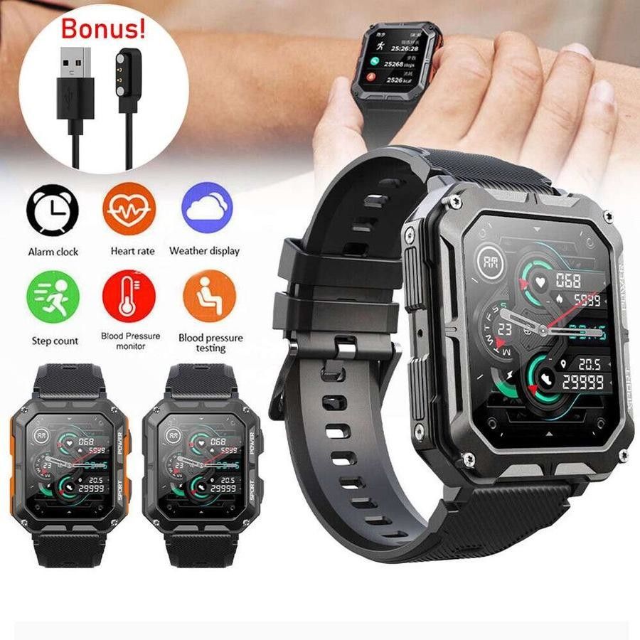 Njord Gear Rugged Smartwatch - Black