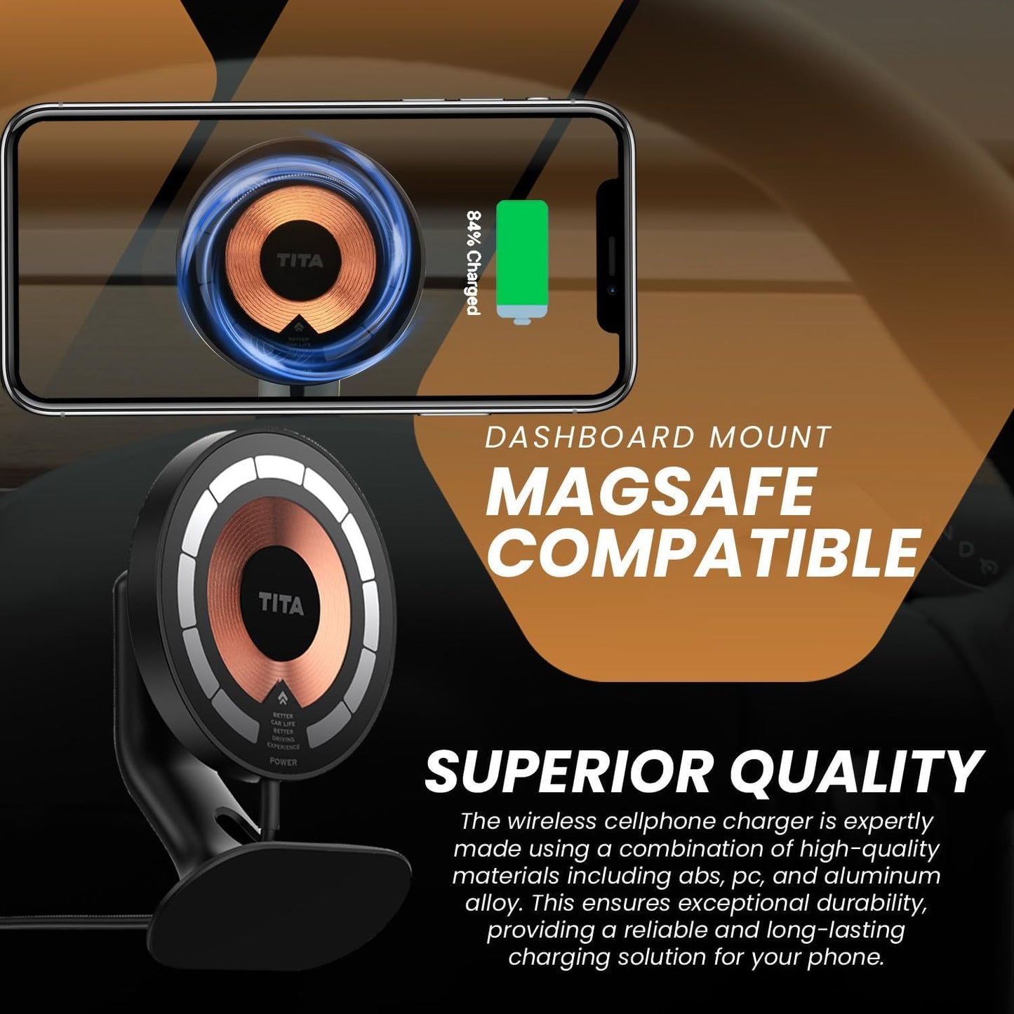 Tesla Model 3/Y Magnetic Phone Charger