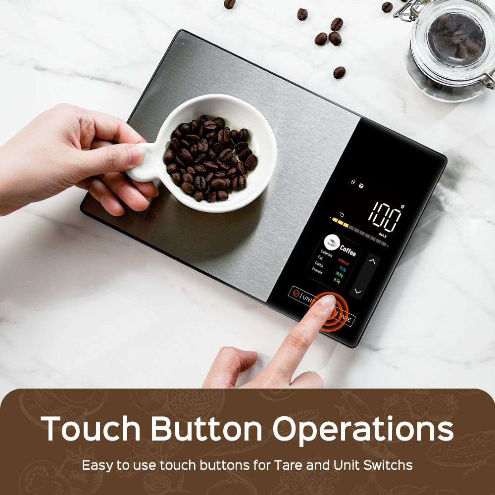 Smart Digital Kitchen Scale with Nutrition App