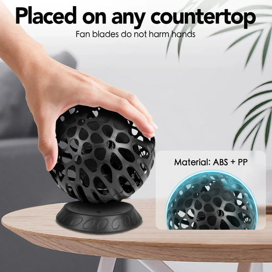 Brillar Battery-Powered Mini Desk Fan