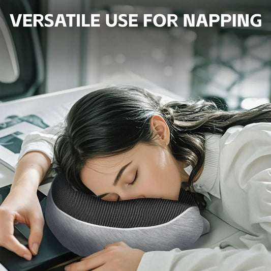 Compact Memory Foam Travel Pillow