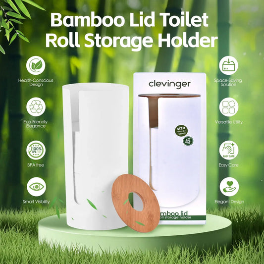 Bamboo Toilet Roll Holder