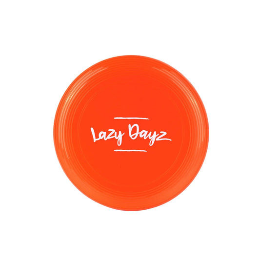 Lazy Dayz Neon Beach Frisbee - Red - 28cm