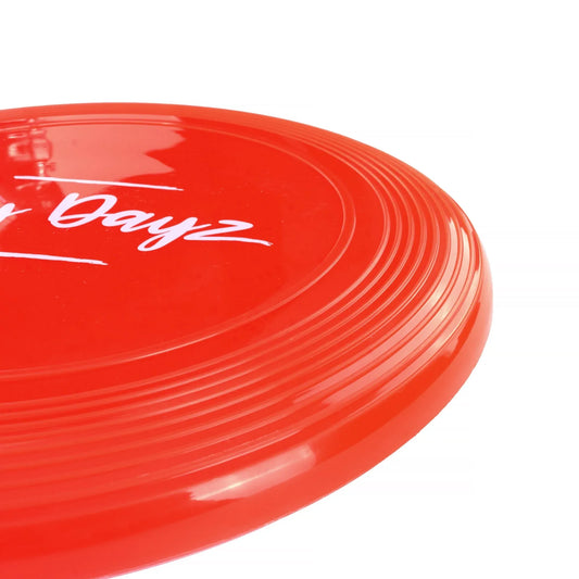 Lazy Dayz Neon Beach Frisbee - Red - 28cm