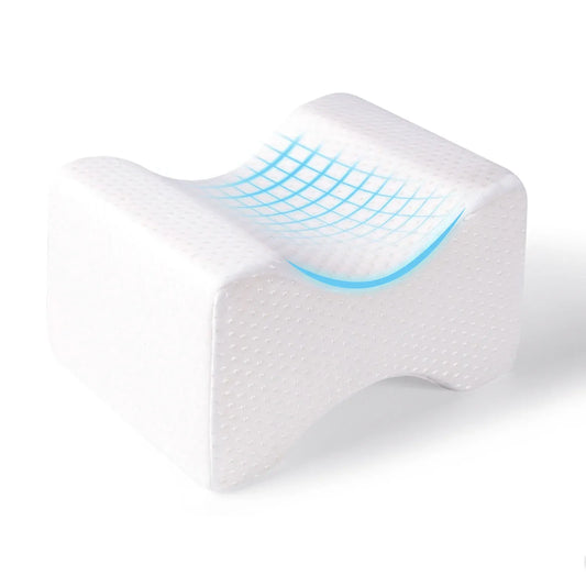 Memory Foam Leg Support Pillow - White