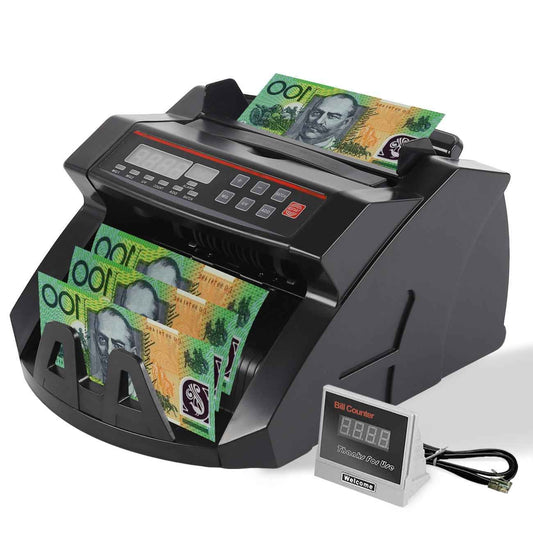 AUD Banknote Counter - UV/MG/IR Detection